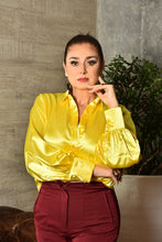 Cargar imagen en el visor de la galería, Camisa Elegante Manga Globo