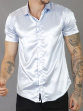Cargar imagen en el visor de la galería, Camisa en Satín Gold Hombre