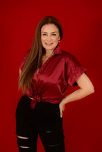 Cargar imagen en el visor de la galería, Camisa Elegante Manga Corta Mujer