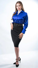 Cargar imagen en el visor de la galería, Camisa Elegante Azul Rey