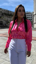 Cargar imagen en el visor de la galería, Camisa Elegante Fucsia Mujer