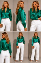 Cargar imagen en el visor de la galería, Camisa Elegance Cuello Militar