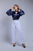 Cargar imagen en el visor de la galería, Camisa Elegante Paris Gold Mujer