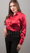 Cargar imagen en el visor de la galería, Camisa Elegante Rojo Mujer