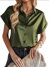 Cargar imagen en el visor de la galería, Camisa Elegante Manga Corta Mujer