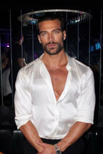 Cargar imagen en el visor de la galería, Camisa en Satín Gold Hombre