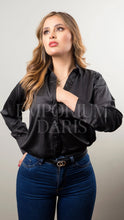 Cargar imagen en el visor de la galería, Camisa Elegante Negra Mujer