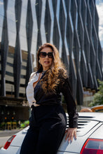 Cargar imagen en el visor de la galería, Camisa Elegante Blanco Negro Emporium Daris Co