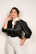 Cargar imagen en el visor de la galería, Camisa Elegante de Manga 3/4 Botones Forrados Prendas de vestir Emporium Daris Co