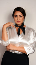 Cargar imagen en el visor de la galería, Camisa Elegante de Manga 3/4 Botones Forrados Prendas de vestir Emporium Daris Co XS Blanco