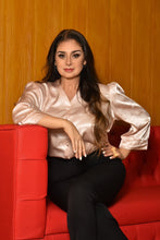 Cargar imagen en el visor de la galería, Camisa Elegante de Manga 3/4 Botones Forrados Prendas de vestir Emporium Daris Co XS Curuba