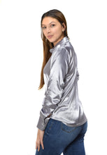 Cargar imagen en el visor de la galería, Camisa Elegante Gris Perla Emporium Daris Co