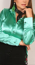 Cargar imagen en el visor de la galería, Camisa Elegante Verde Manzana Prendas de vestir Emporium Daris Co XS Verde Manzana
