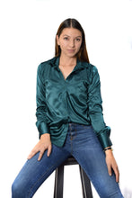 Cargar imagen en el visor de la galería, Camisa Elegante y Exclusiva Emporium Daris Co XS Verde Esmerala