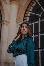 Cargar imagen en el visor de la galería, Camisa Elegante y Exclusiva Emporium Daris Co XS Verde Esmeralda