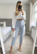 Cargar imagen en el visor de la galería, Pantalón Elegante Pantalón Emporium Daris Col 6 Azúl Cielo