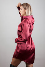 Cargar imagen en el visor de la galería, Vestido Elegante y Exclusivo VESTIDOS Emporium Daris Co M VINOTINTO