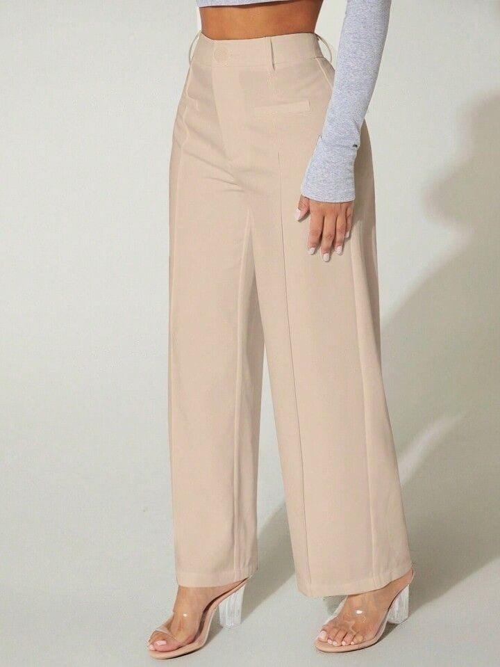 Pantalón Elegante Beige