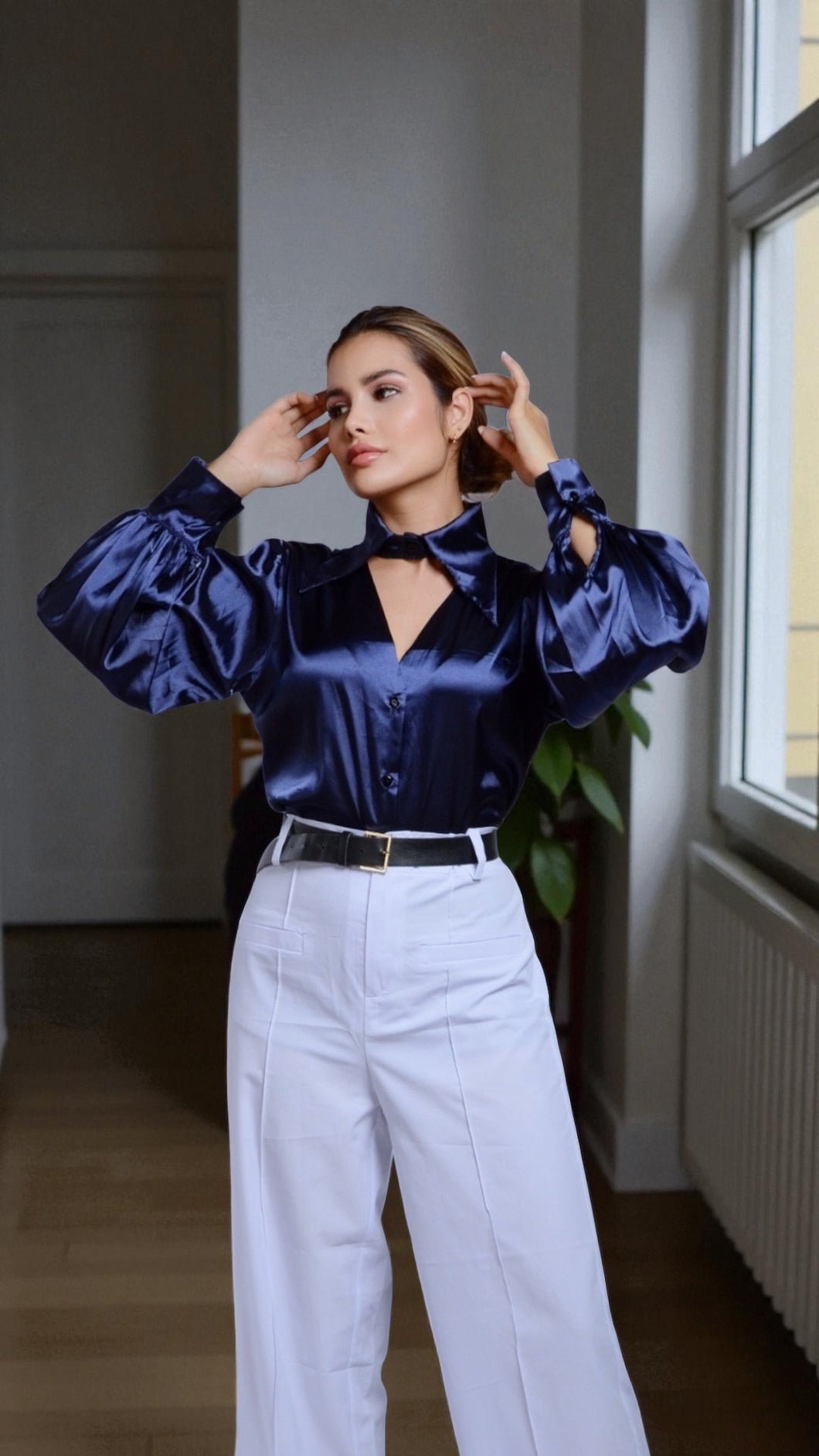 Camisa Elegante Paris Gold Mujer