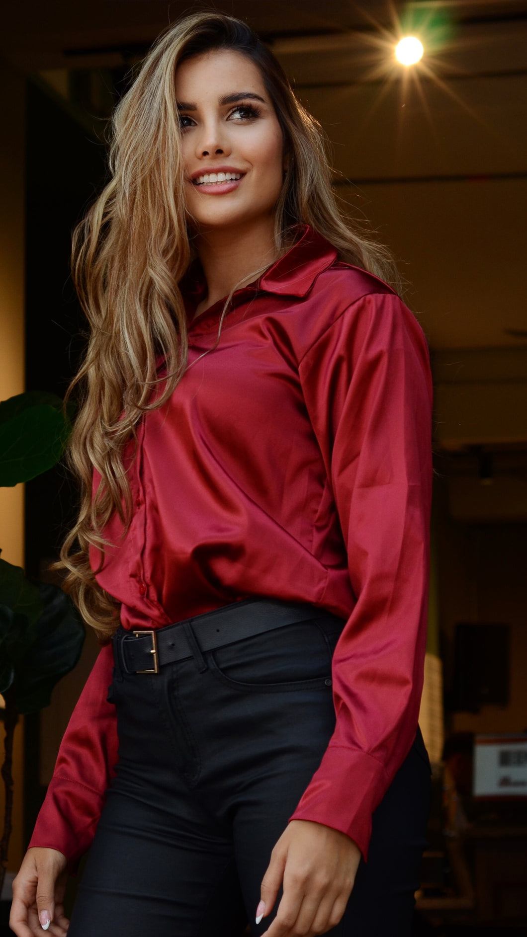 Camisa Elegante Gold Mujer