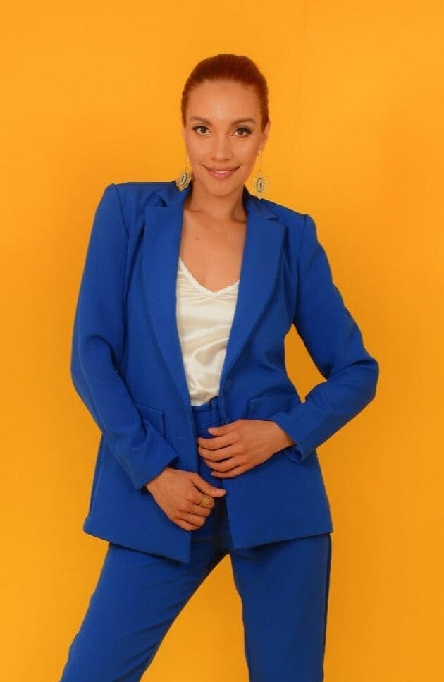 Blazer Elegante y Exclusivo Azul Rey Blazers Emporium Daris Co 