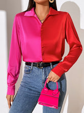 Cargar imagen en el visor de la galería, Camisa Elegante Fucsia-Rojo Emporium Daris Co 
