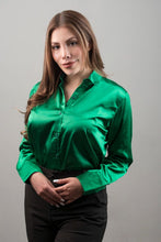 Cargar imagen en el visor de la galería, Camisa Elegante y Exclusiva Emporium Daris Co XS Verde Limón 
