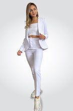 Cargar imagen en el visor de la galería, Pantalón Elegante Pantalón Emporium Daris Col Blanco 6 
