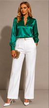 Cargar imagen en el visor de la galería, Camisa Elegance Cuello Militar
